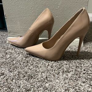 Nude Court Shoes
